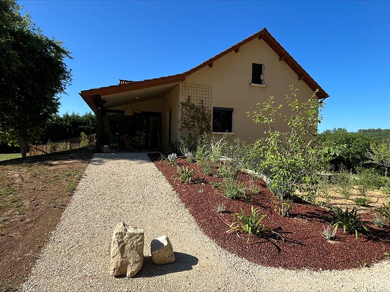 Jardin du gîte Le Pigeonnier - Les Maisons de Valadier