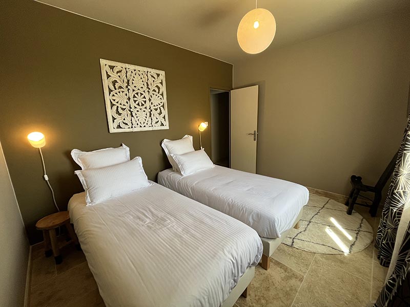 Terrasse du gîte Le Pigeonnier - Les Maisons de Valadier