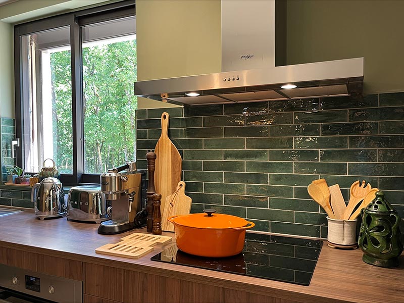Terrasse du gîte Le Pigeonnier - Les Maisons de Valadier