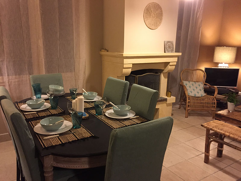 Chambre du gîte Le Pigeonnier - Les Maisons de Valadier