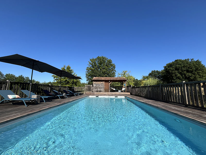Jardin du gîte Le Pigeonnier - Les Maisons de Valadier