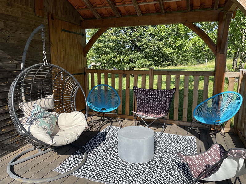 Jardin du gîte Le Pigeonnier - Les Maisons de Valadier